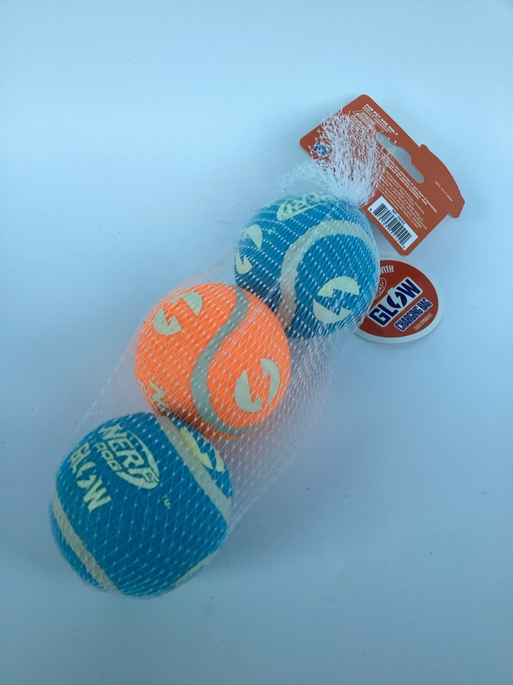 Nerf Dog - Set Of  Three Balls Dog Toy Glow In The Dark
